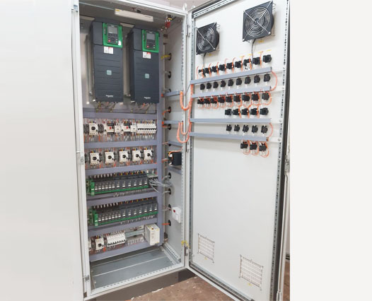 VFD and Soft starter Panel Working